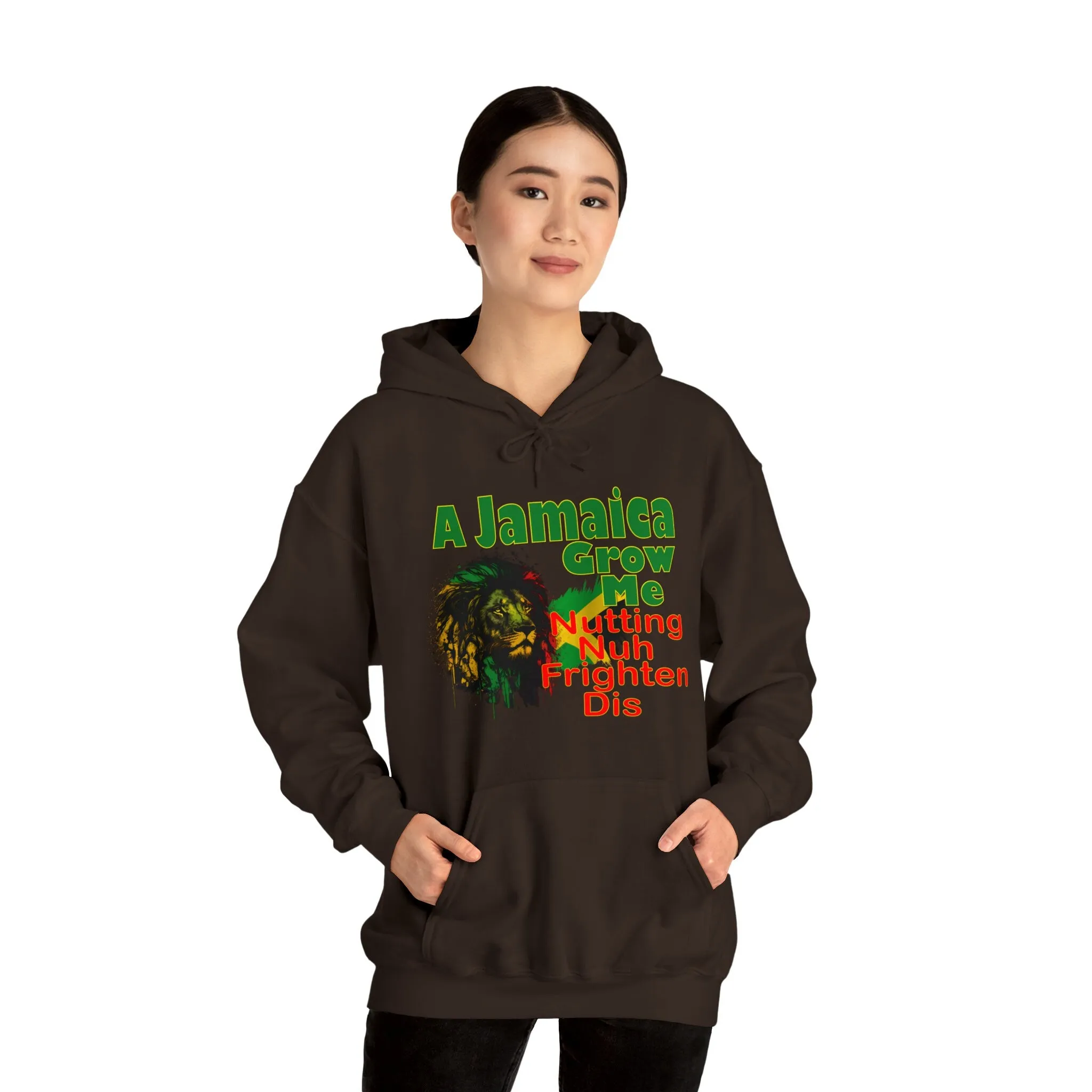 A Jamaica Grow me | Nothing don't Frightens me | Unisex long Sleeve sweatshirt | Vacation Jamaica Hoodie Sweatshirt