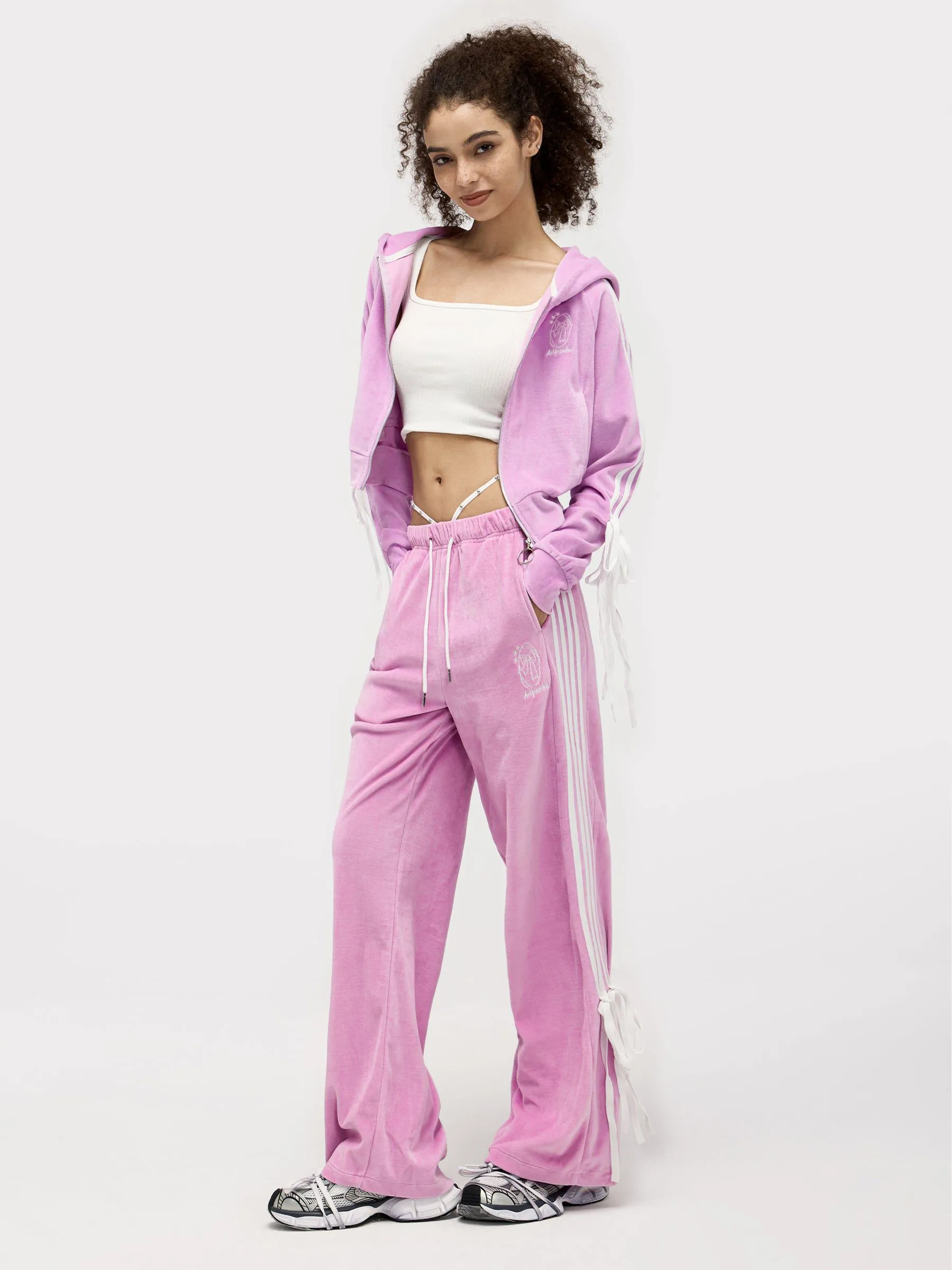 Chic Aelfric Eden Ribbon Bow Detail Hoodie for Women