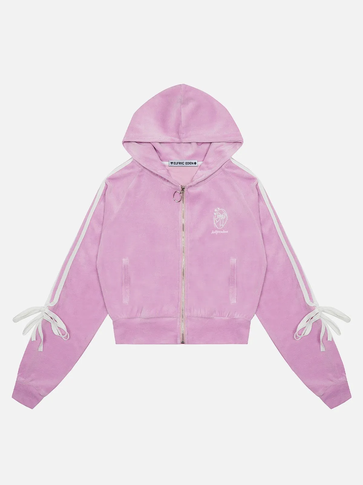 Chic Aelfric Eden Ribbon Bow Detail Hoodie for Women