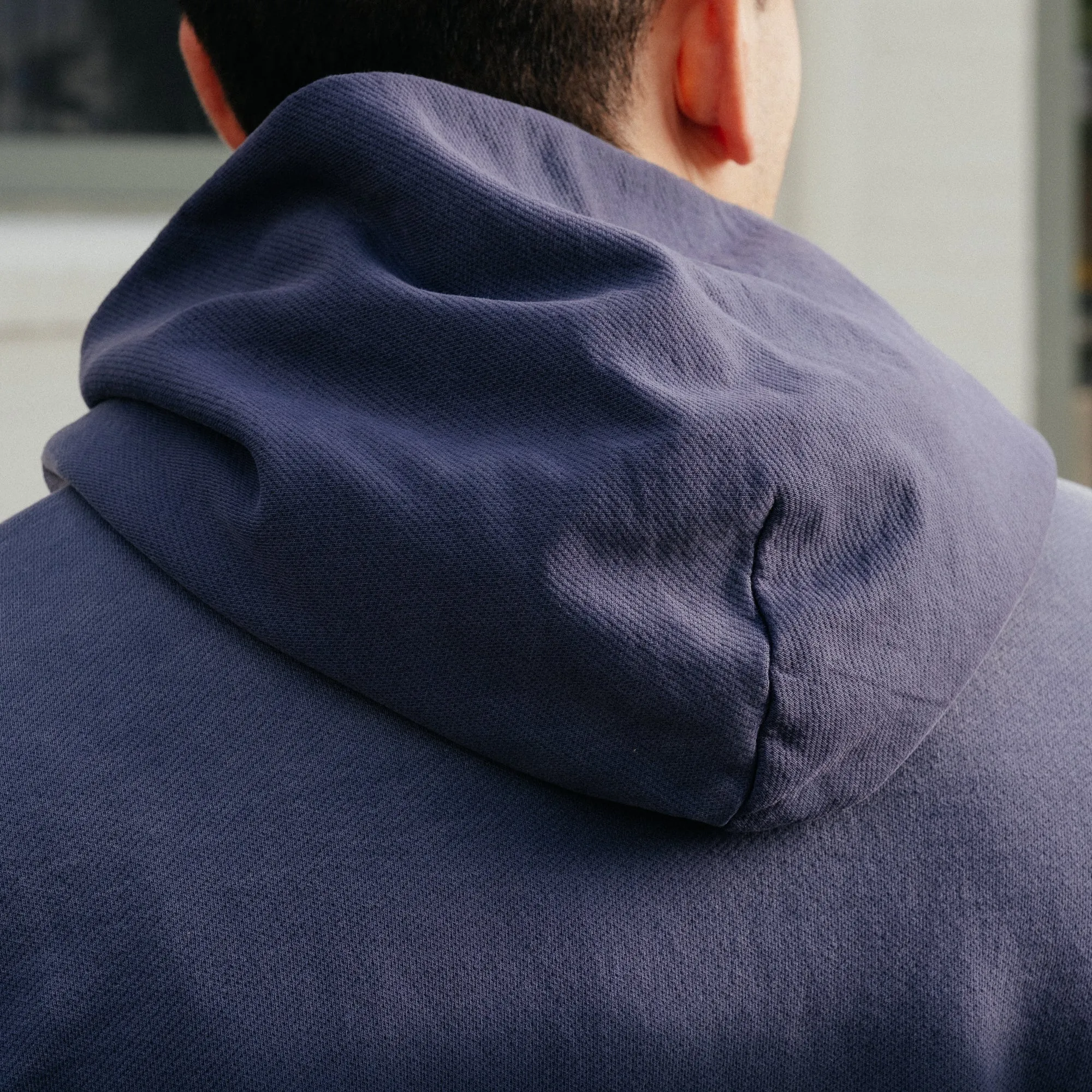All-Time High Flocked Eagle Hoodie Cadet Blue FINAL SALE