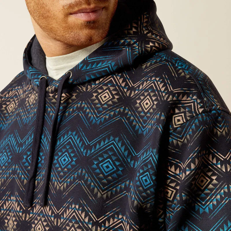 ARIAT MENS Color Block Hoodie