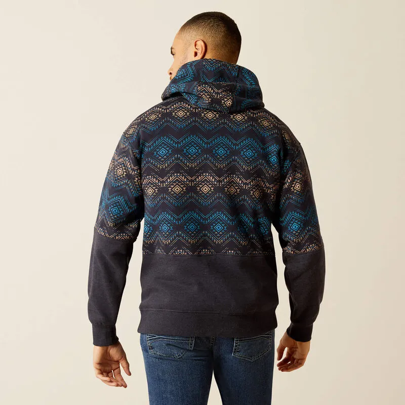 ARIAT MENS Color Block Hoodie