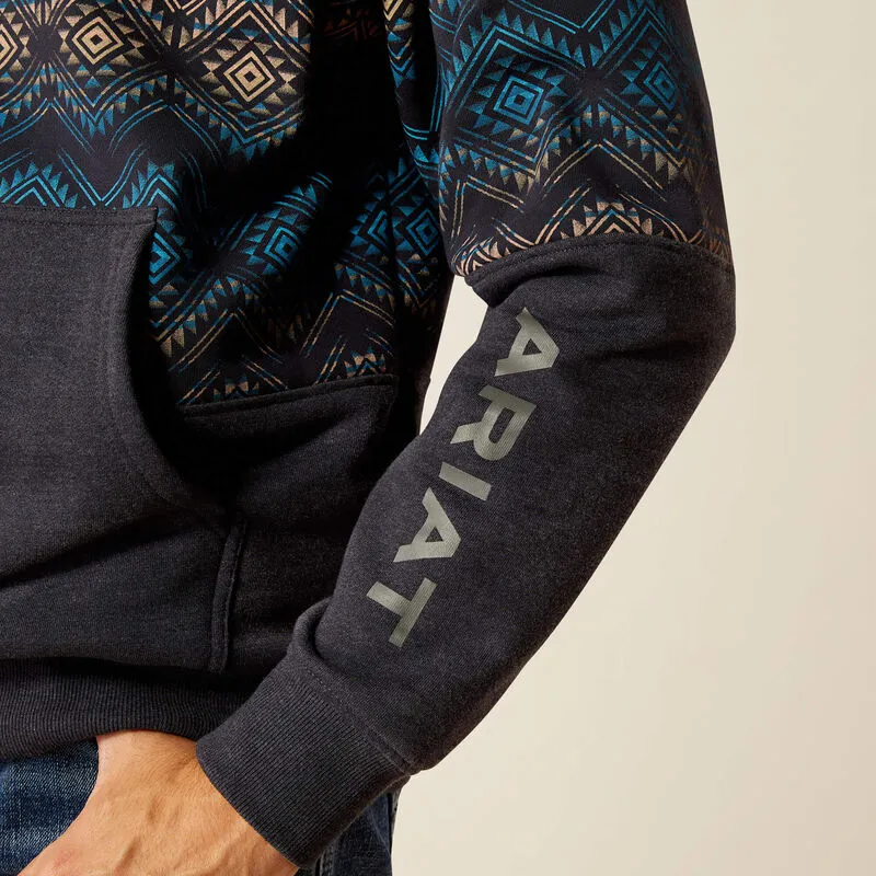 ARIAT MENS Color Block Hoodie