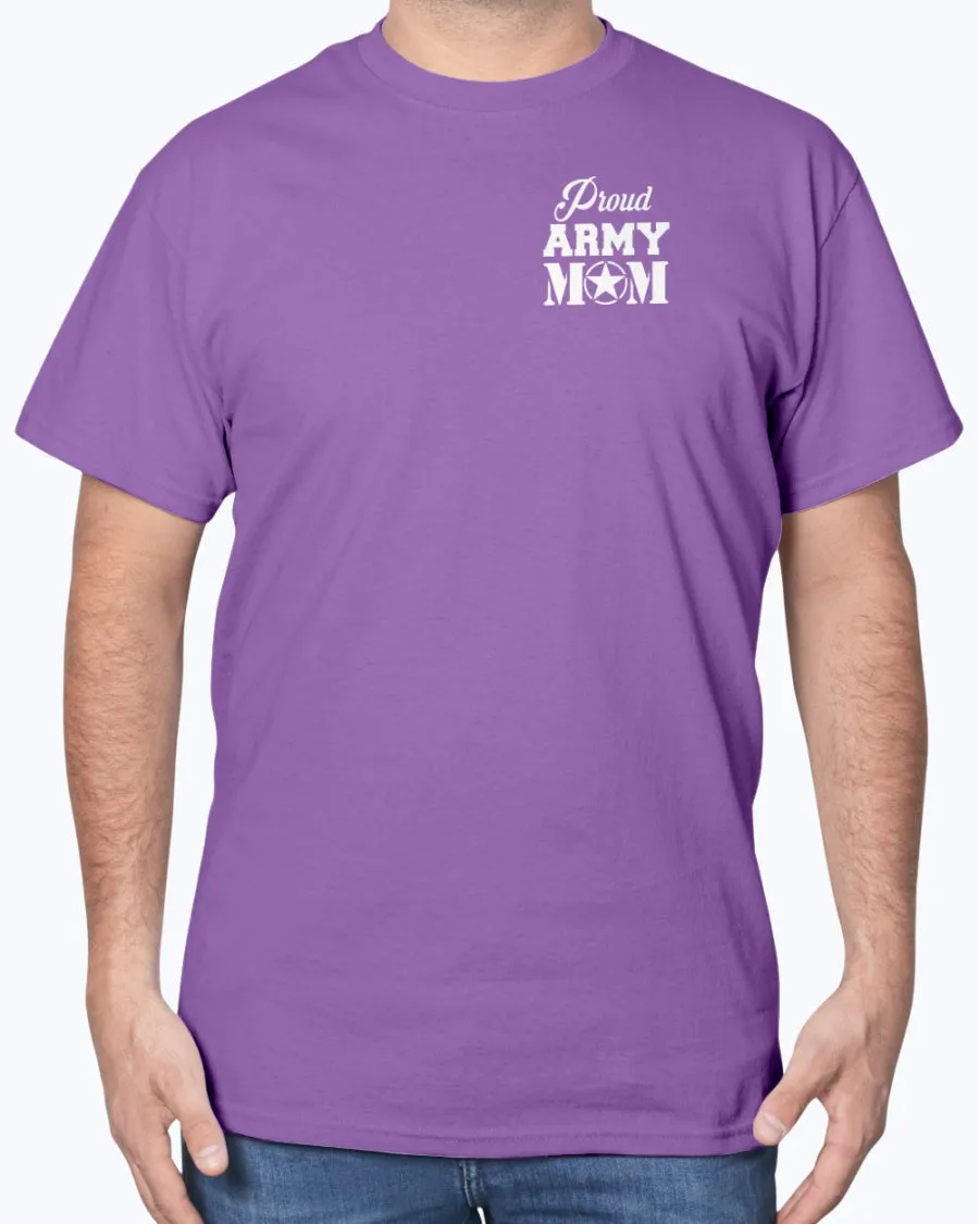 Army Mom Daughter Once Protected Flag T-shirts