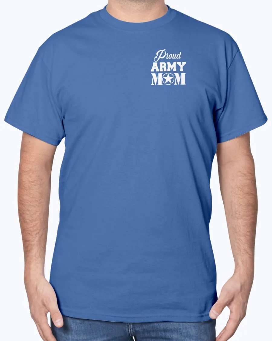 Army Mom Daughter Once Protected Flag T-shirts