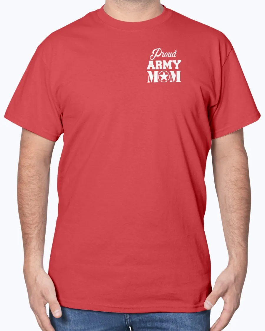 Army Mom Daughter Once Protected Flag T-shirts