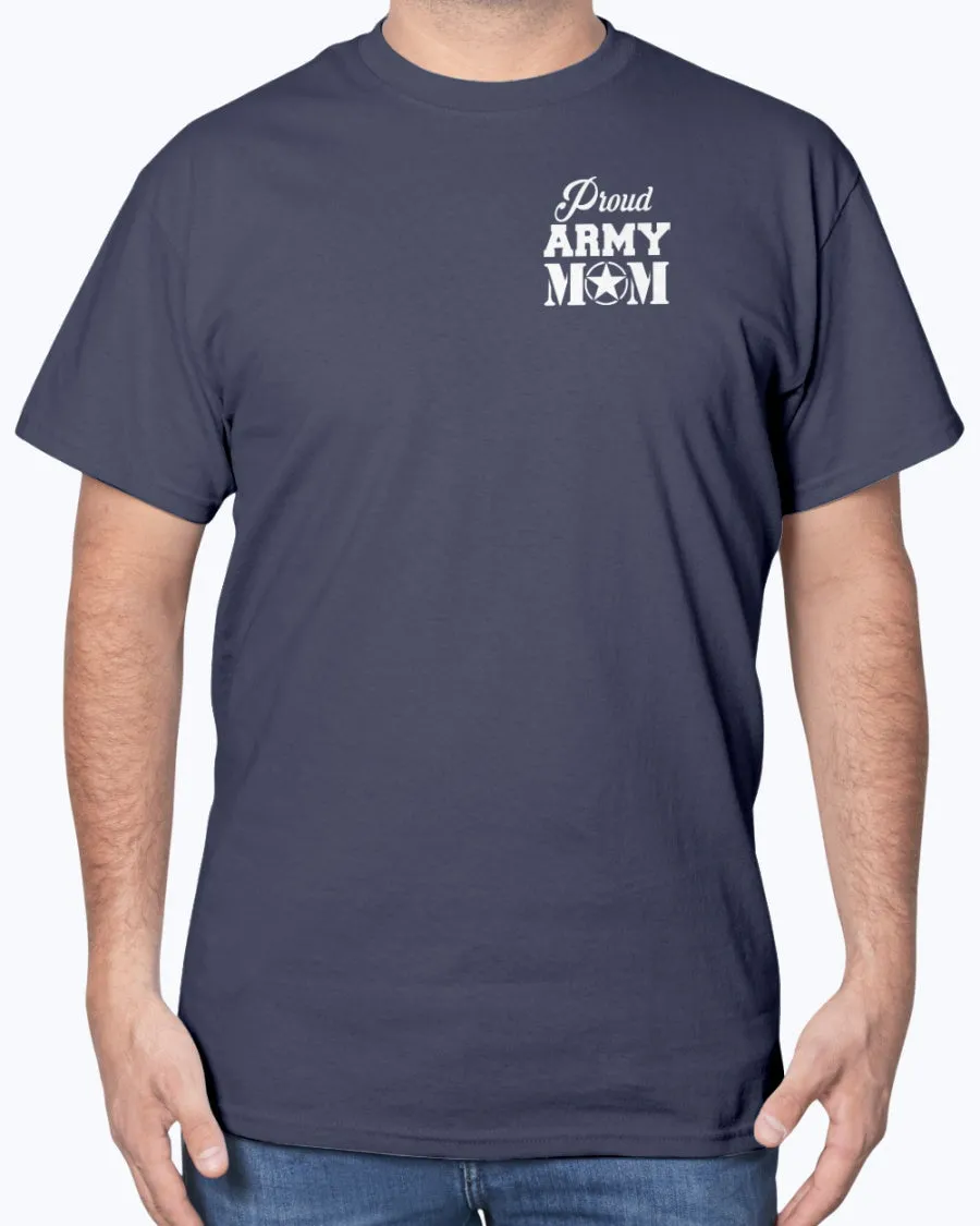 Army Mom Daughter Once Protected Flag T-shirts