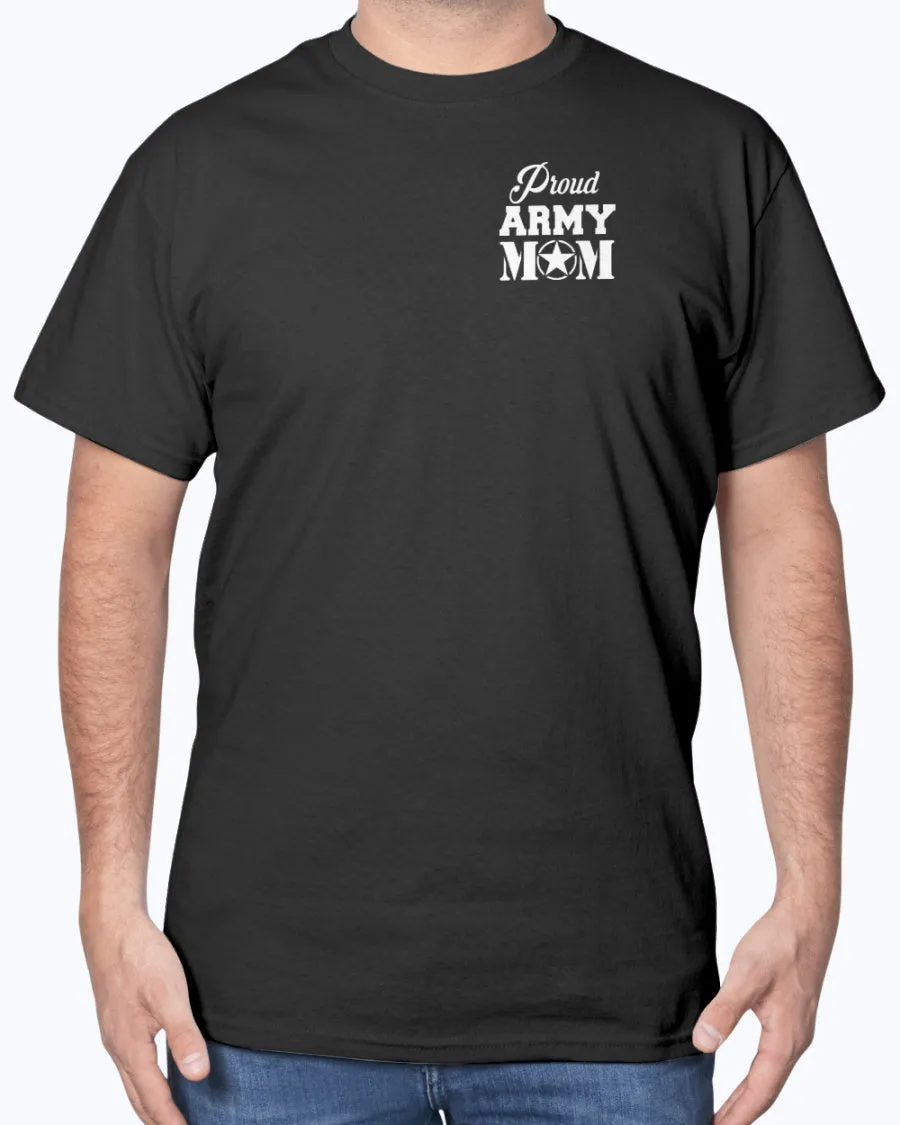 Army Mom Daughter Once Protected Flag T-shirts