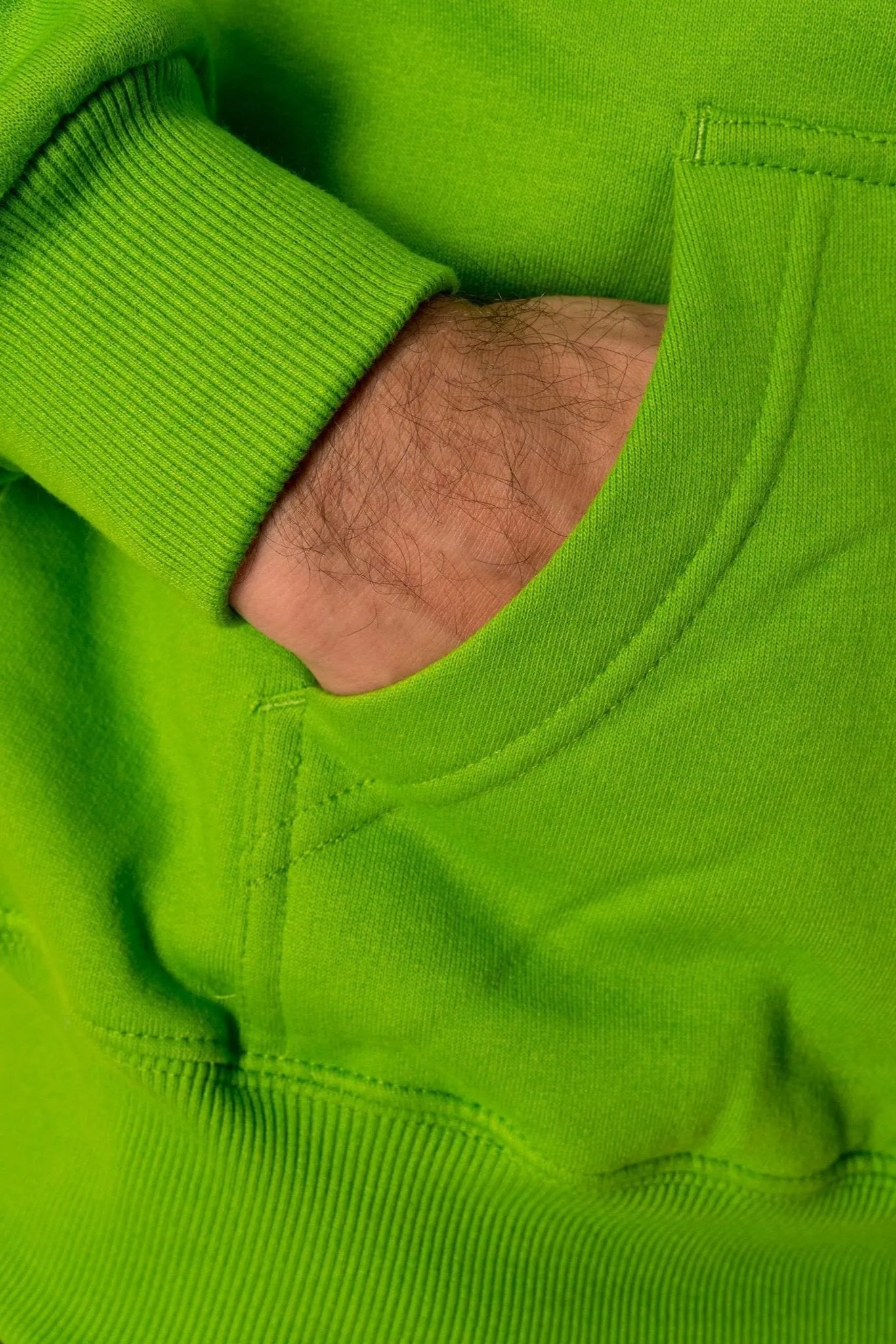 Basic Hoodie - Lime Green