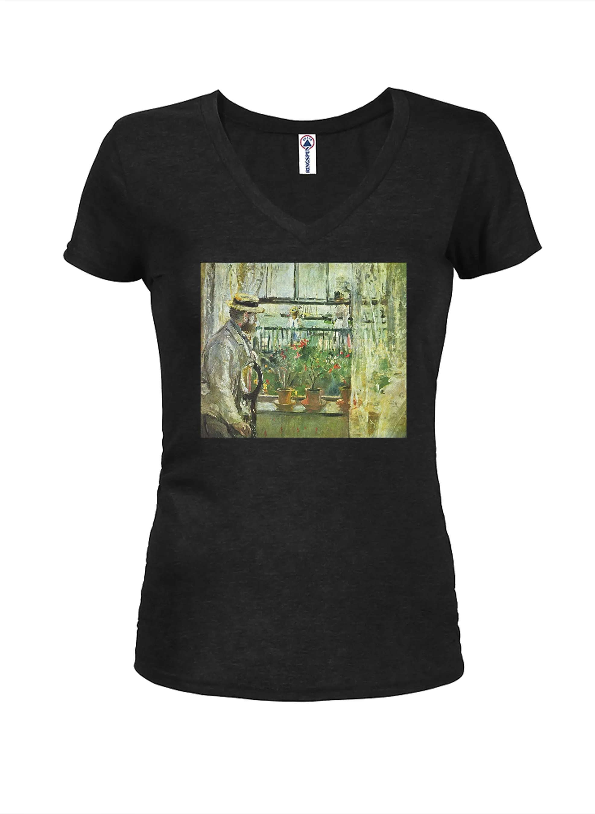 Berthe Morisot - Eugene Manet on the Isle of Wight T-Shirt