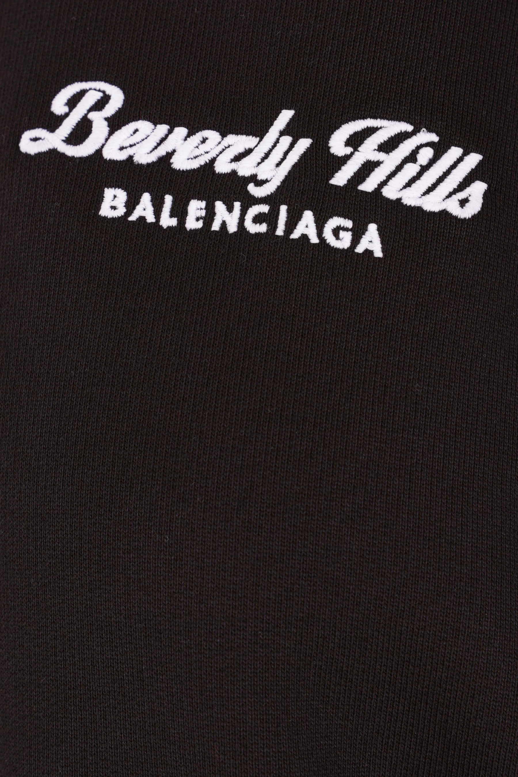 Beverly Hills oversized jersey hoodie