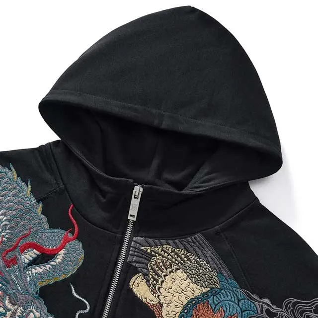 Black Japanese Hoodie