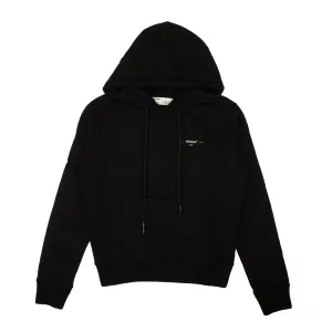 Black Logo Slim Hoodie