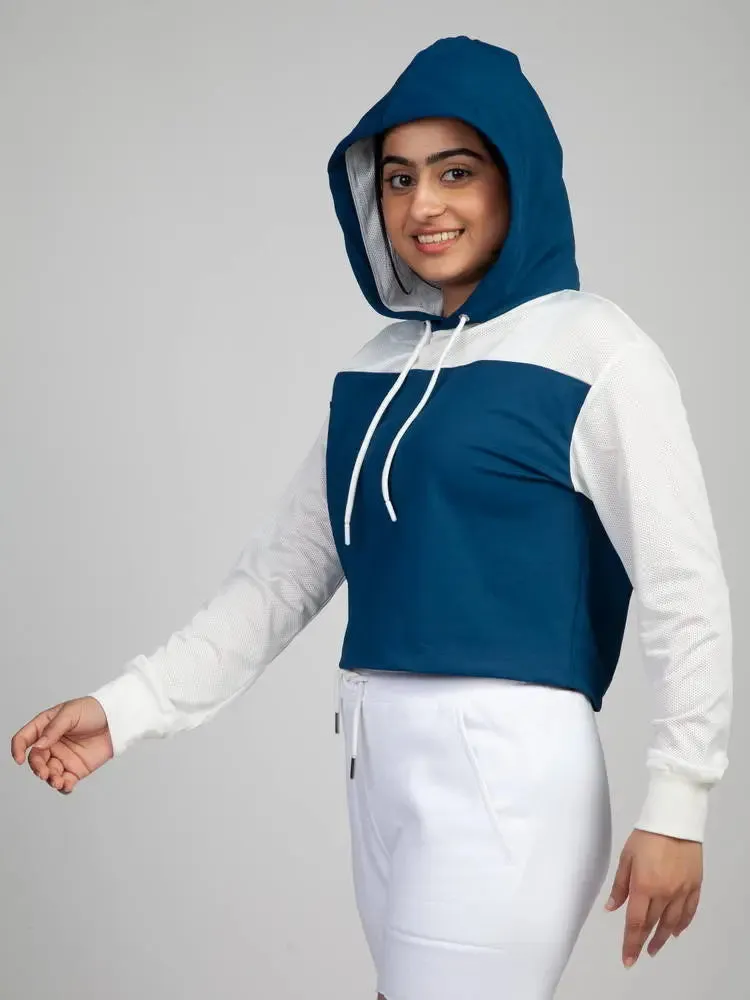 Blue & Cream Hoodie