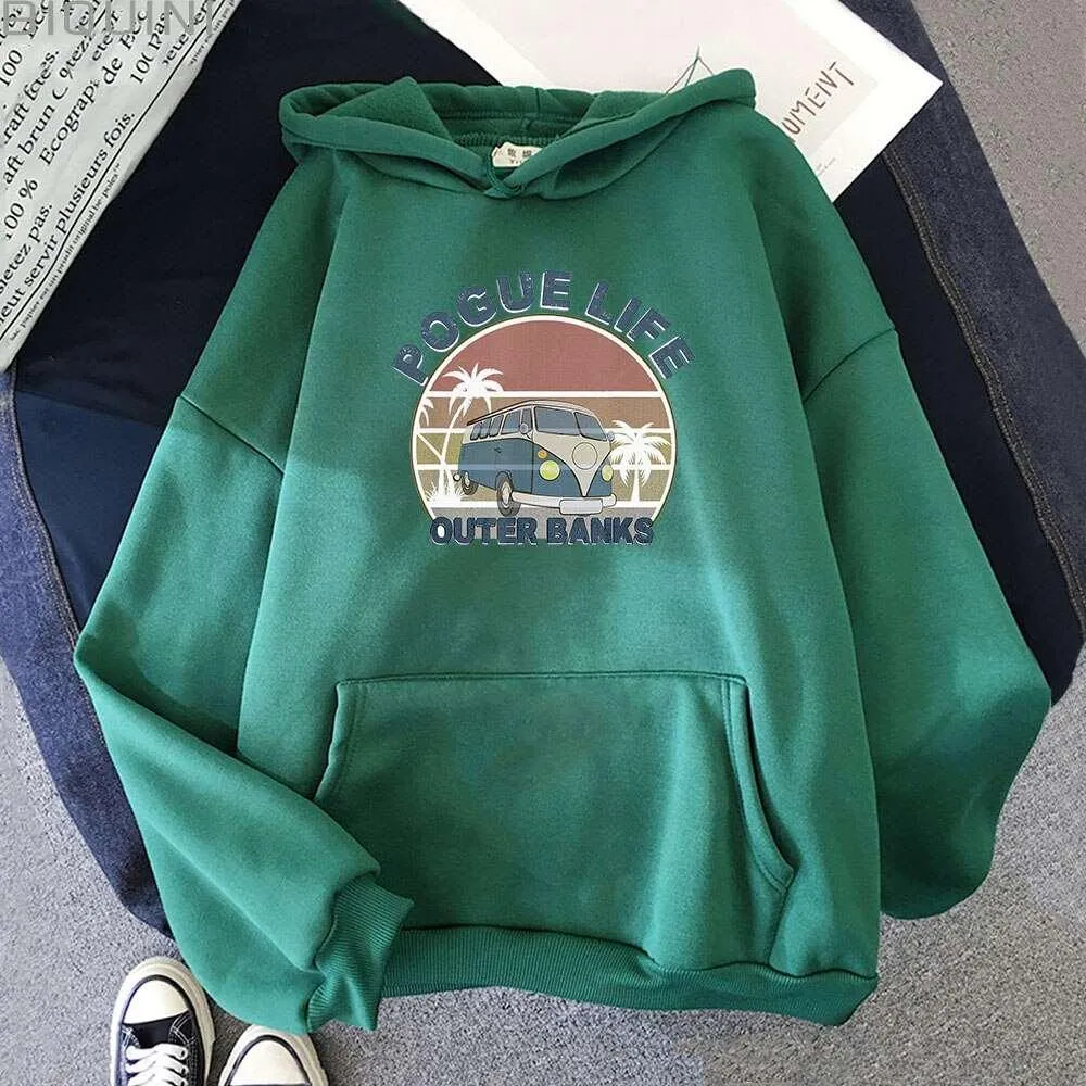 Casual Sweatshirt Vintage Fashion Female