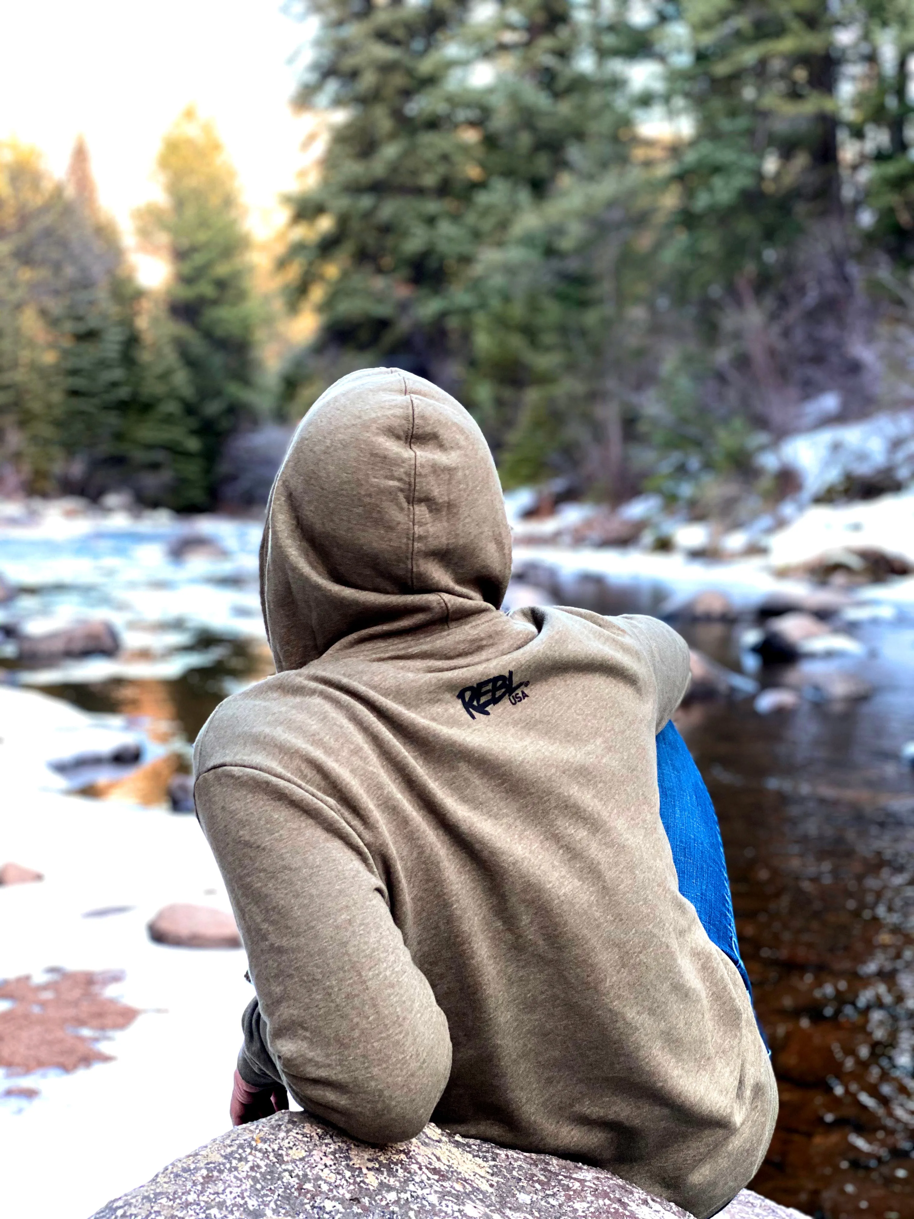 COEXIST Pull-over Unisex Olive Hoodie Sweatshirt