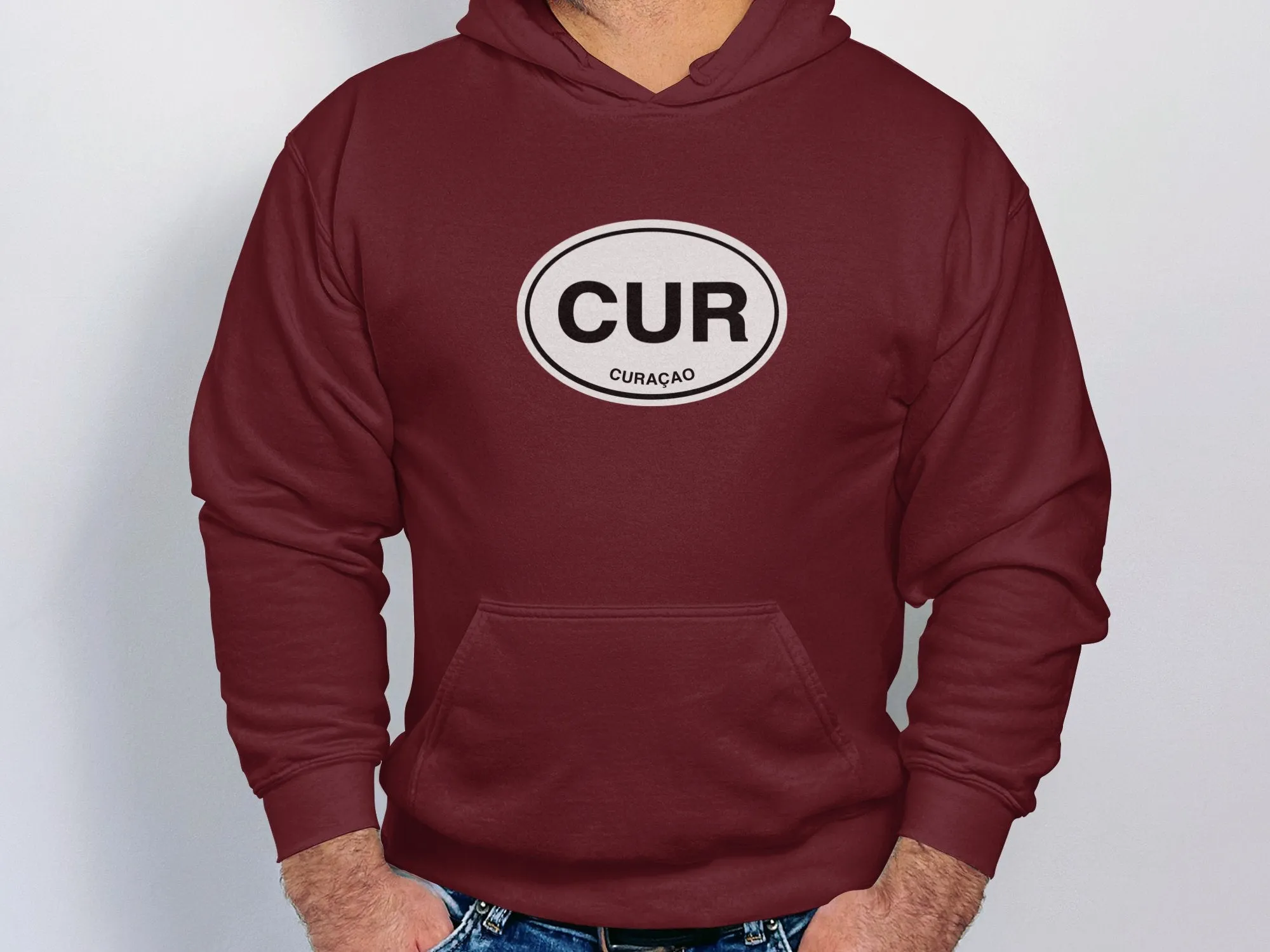 Curacao Mens Hoodie - Vibrant Style for Caribbean Adventures