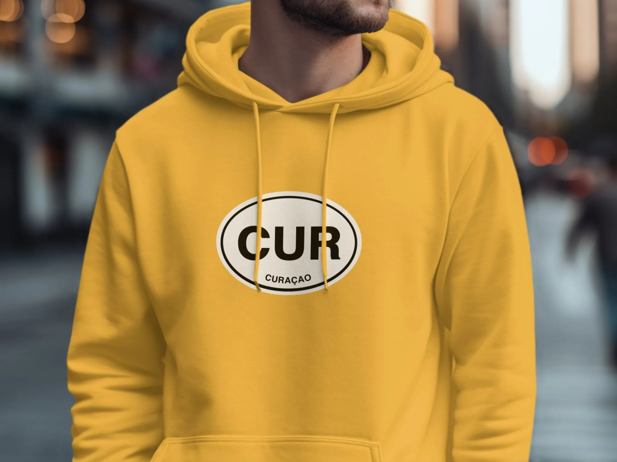 Curacao Mens Hoodie - Vibrant Style for Caribbean Adventures