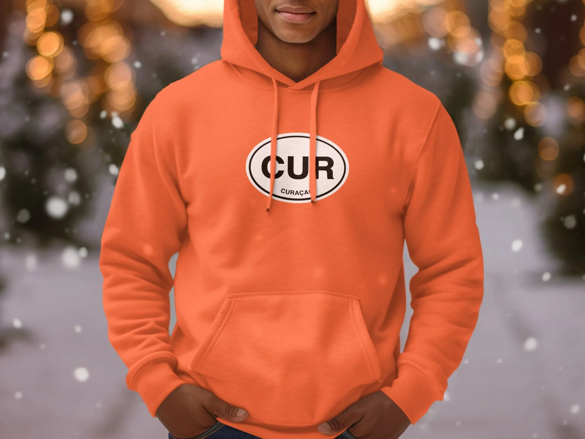 Curacao Mens Hoodie - Vibrant Style for Caribbean Adventures