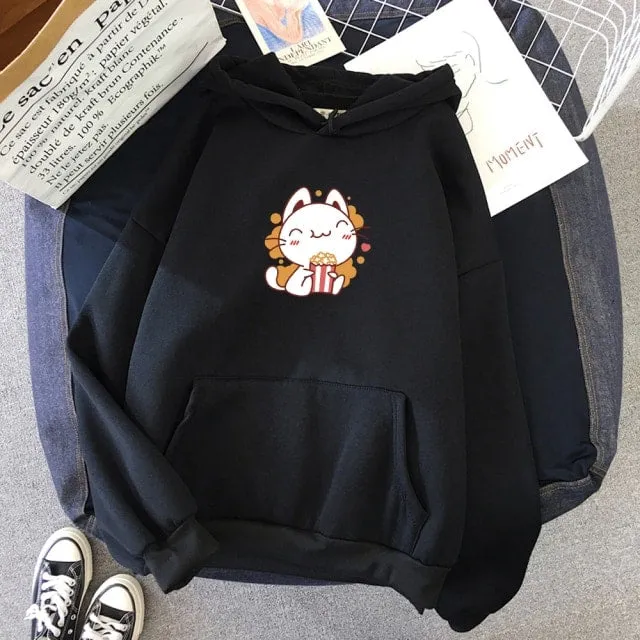 Cute Cat Harajuku Hoodie