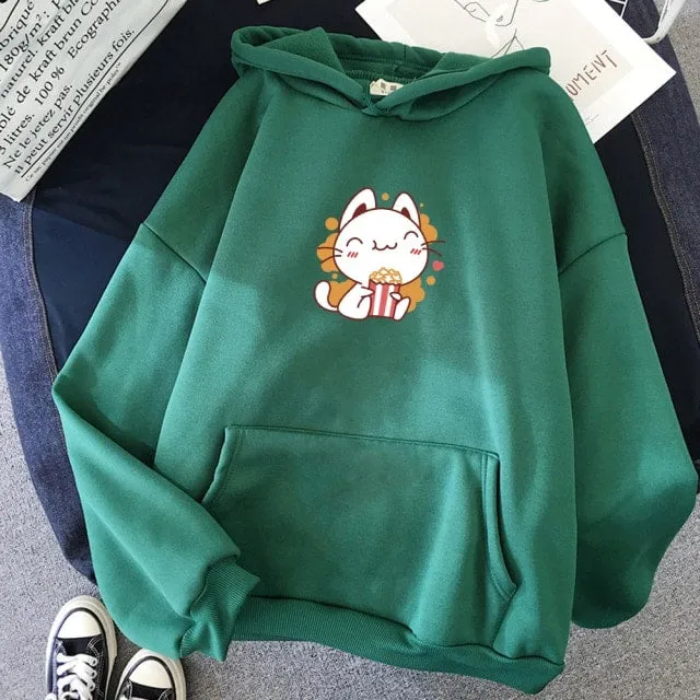 Cute Cat Harajuku Hoodie