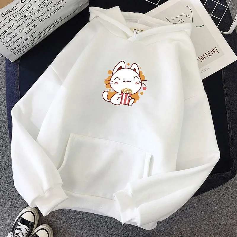 Cute Cat Harajuku Hoodie