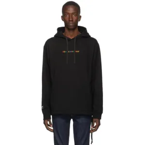 Double Rainbouu Black Logo Couch Surf Hoodie