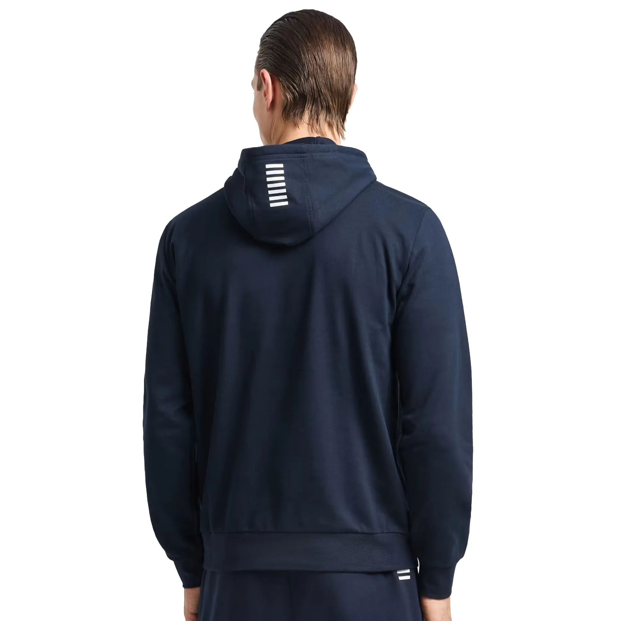 EA7 Emporio Armani Core Identity Hooded Sweatshirt Armani Blue