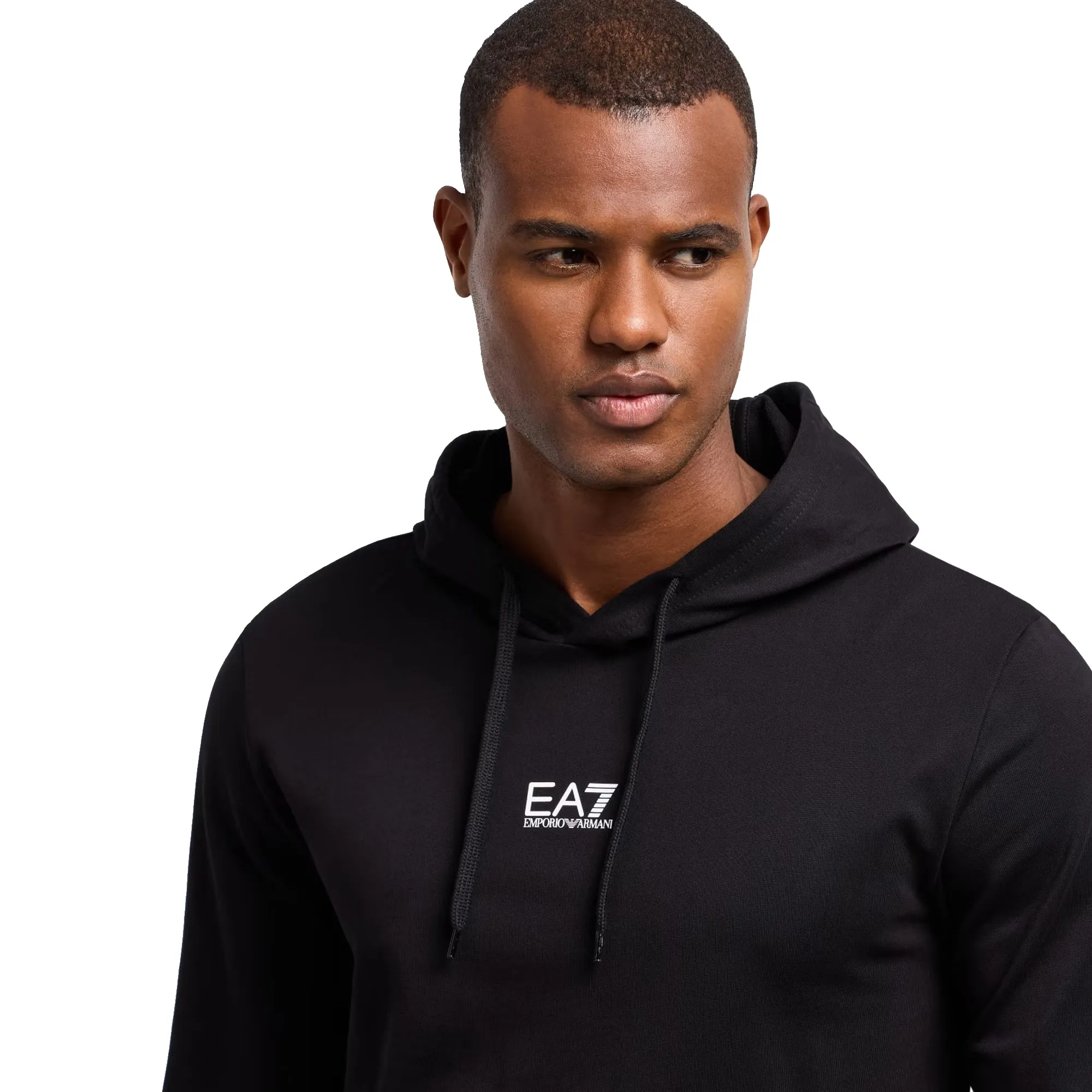 EA7 Emporio Armani Core Identity Hooded Sweatshirt Black