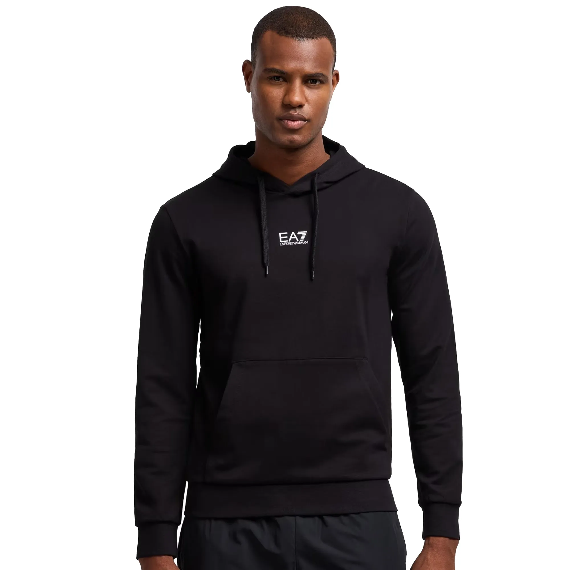 EA7 Emporio Armani Core Identity Hooded Sweatshirt Black