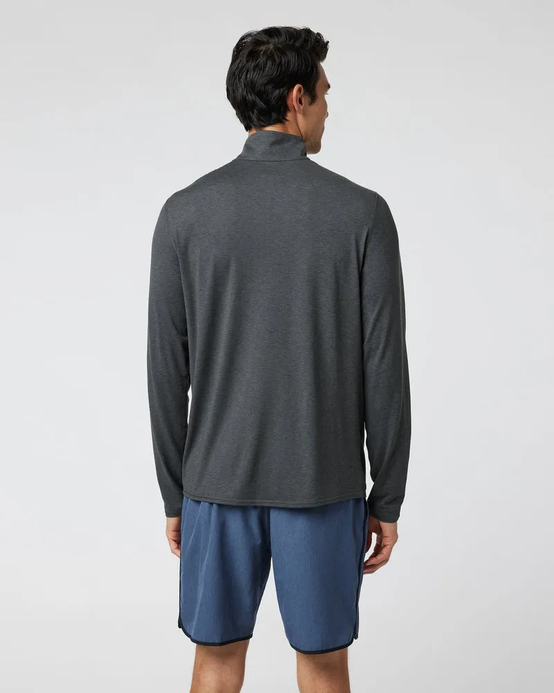 Ease Performance 1/2 Zip 2.0: Zinc Heather