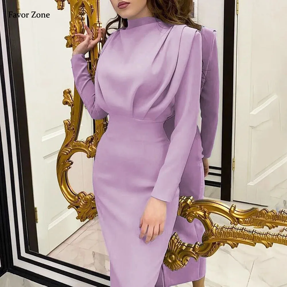Elegant Office Lady Maxi Dresses For Women Long Sleeve