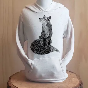 Fox - Youth Triblend Fleece Hoodie (Oatmeal)