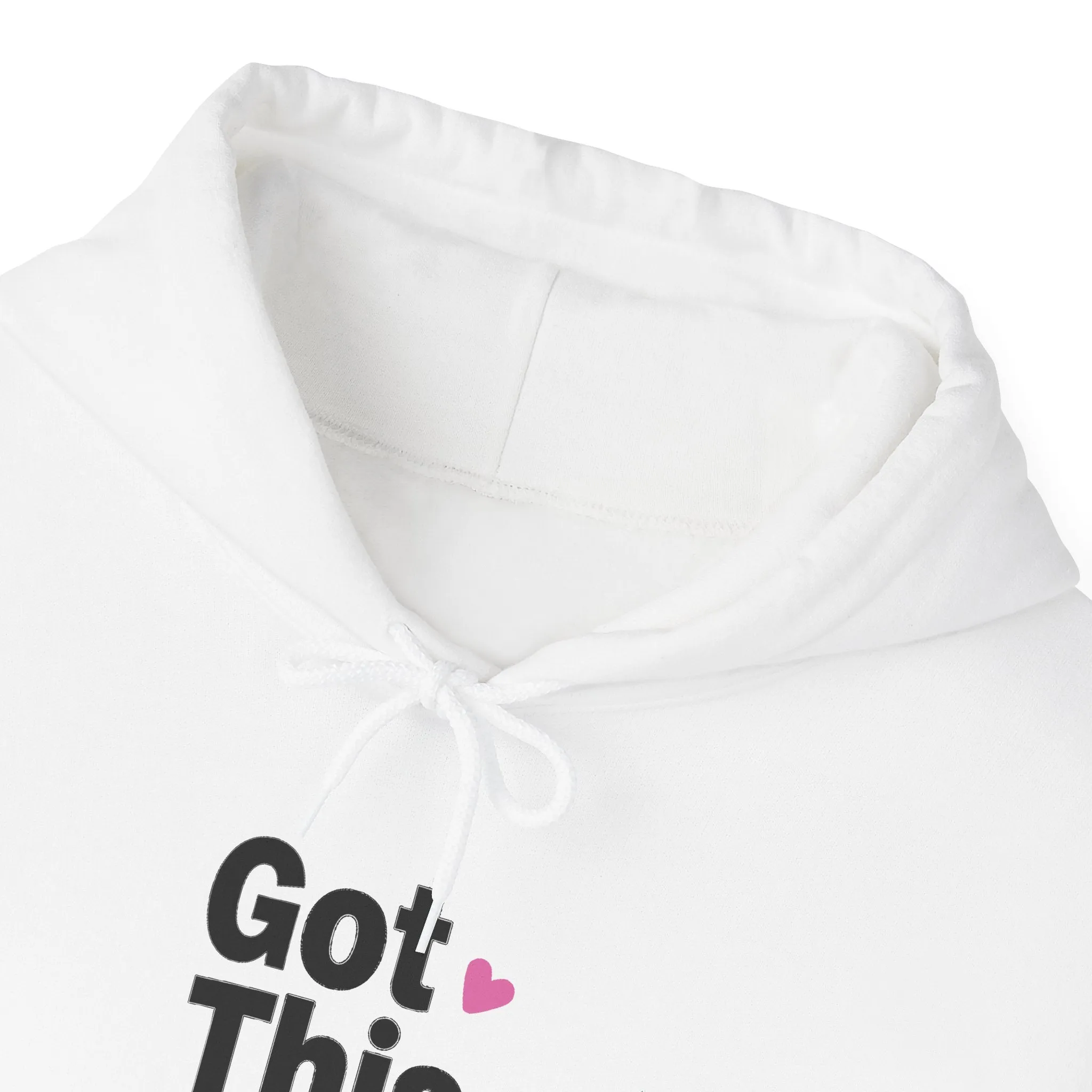 Got This Hoodie - Motivational Sweatshirt for Men & Women, Confidence Pullover, Inspirational Gift for Family & Friends, Positive Black White Apparel