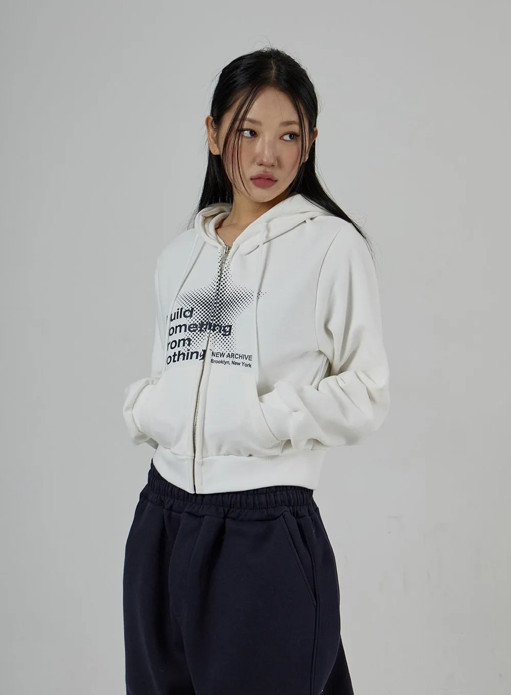 Graphic Zipper Hoodie CD27