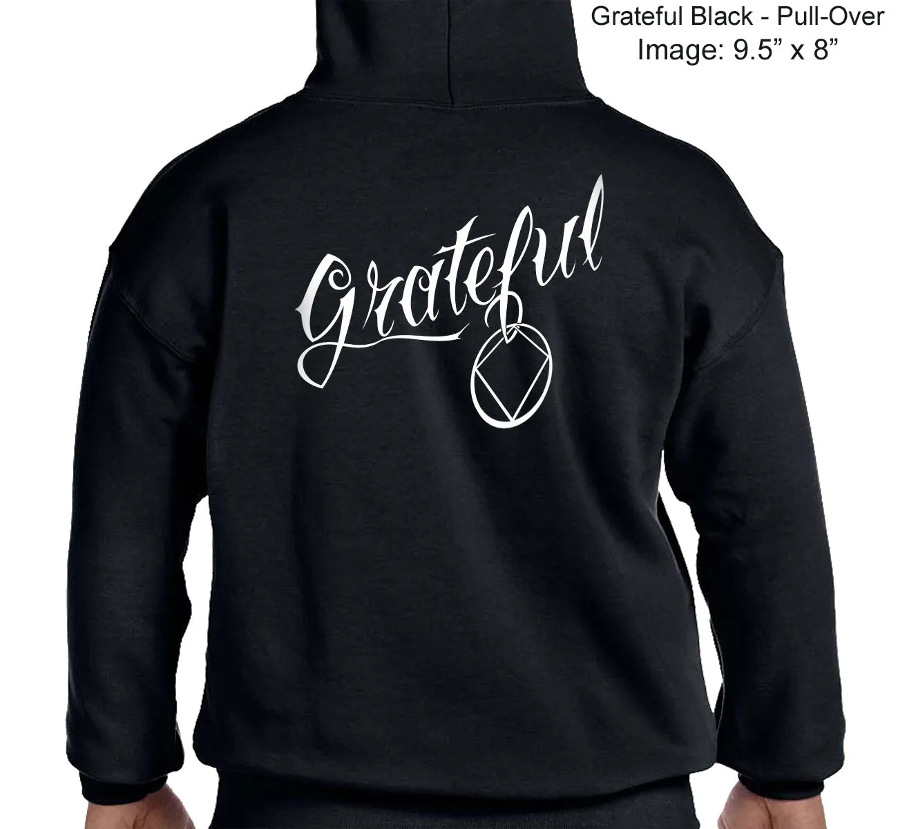 Hoodie - GRATEFUL NA - Black