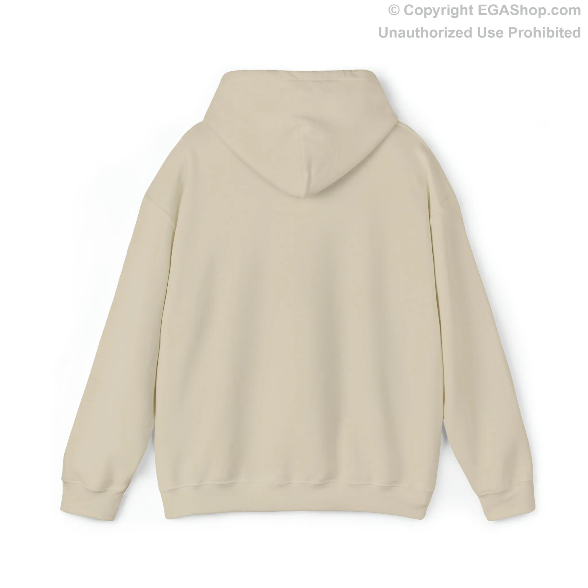 Hoodie: Hotel Co. MCRD Parris Island (EGA, Blank Back)