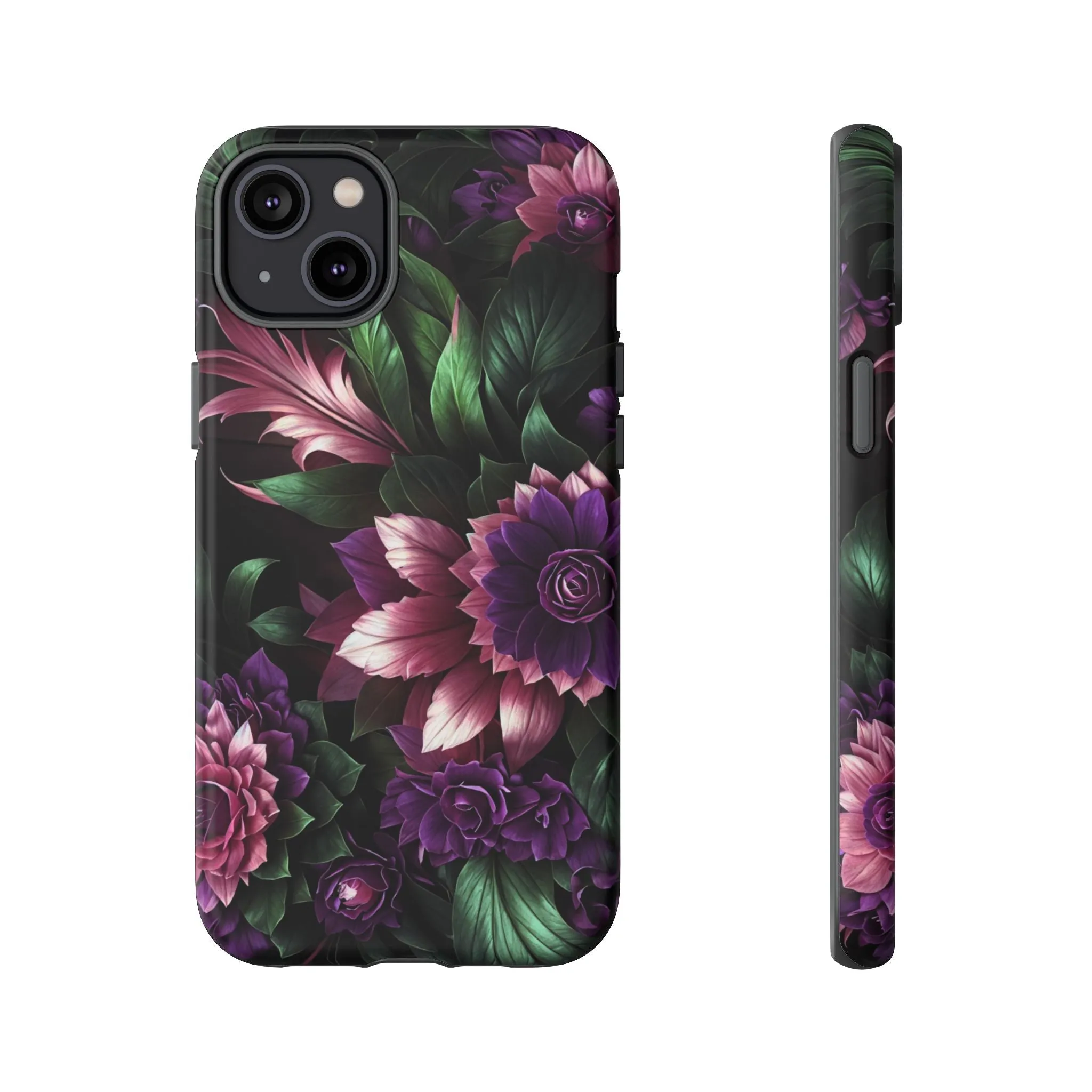 Intrigue and Elegance Collide: The Dark Floral Cell Phone Case You've Been Searching For