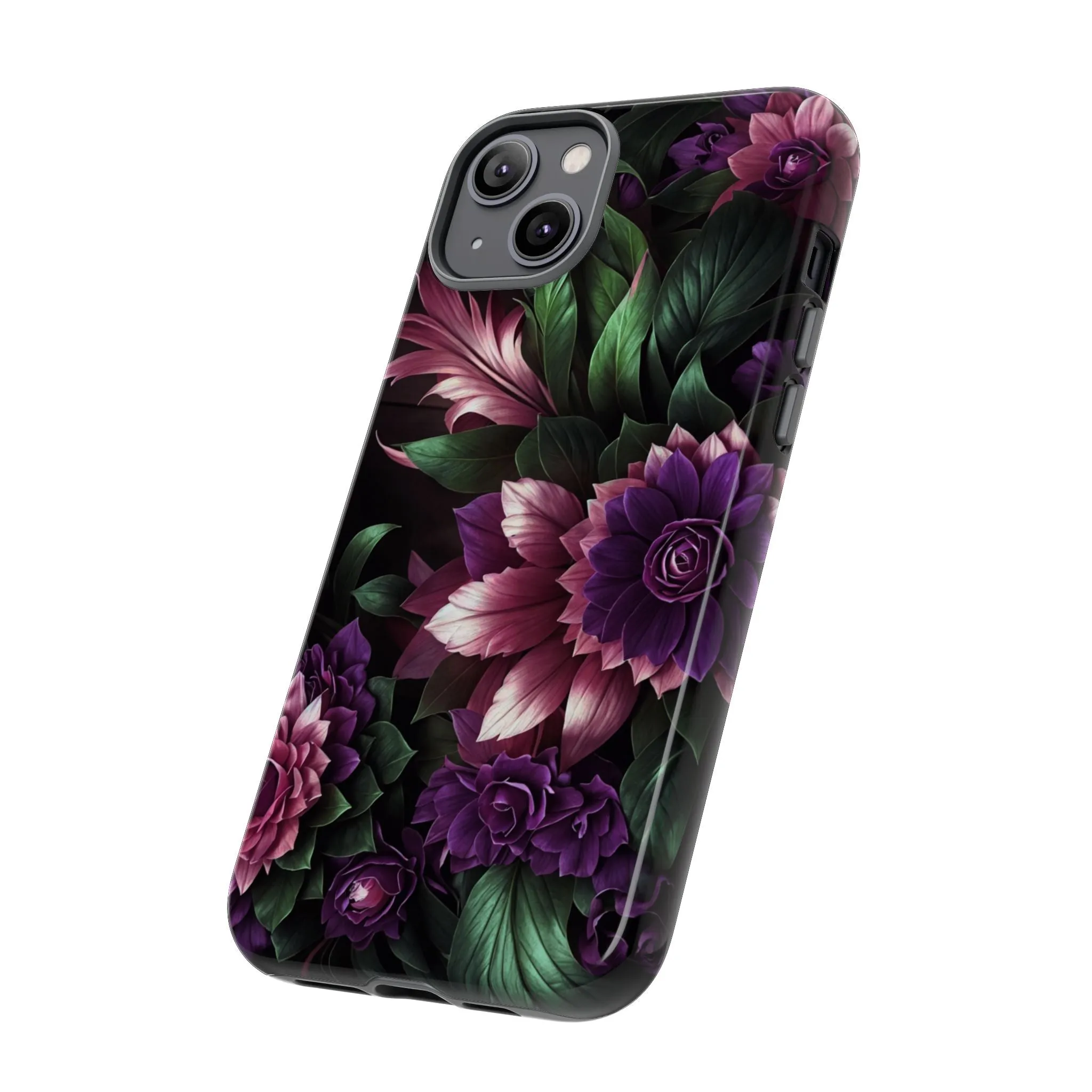 Intrigue and Elegance Collide: The Dark Floral Cell Phone Case You've Been Searching For