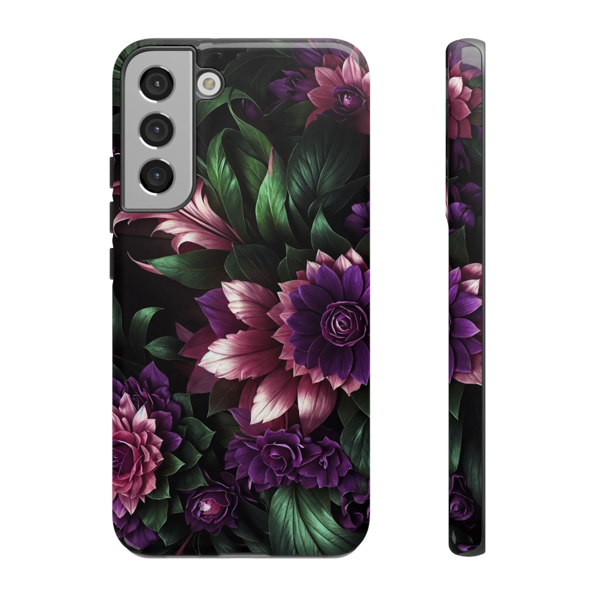 Intrigue and Elegance Collide: The Dark Floral Cell Phone Case You've Been Searching For