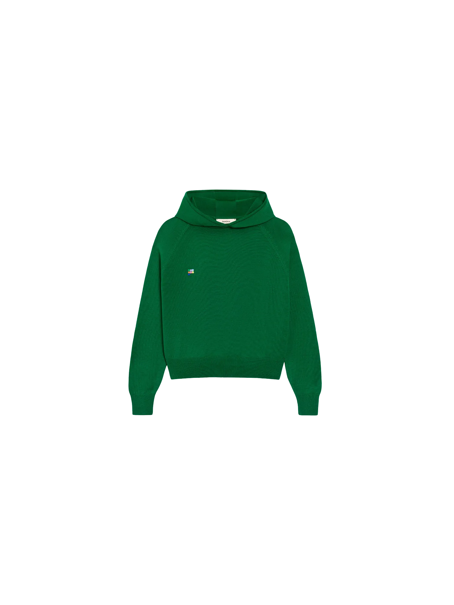 Kids Merino Wool Hoodie—seaweed green