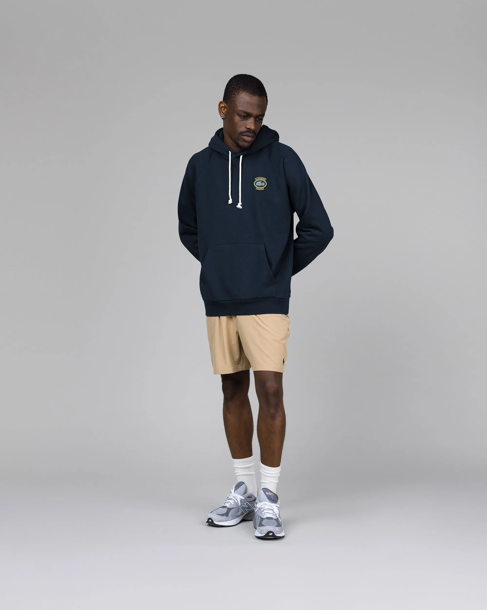 Lacoste Heritage Badge Fleece Hoodie