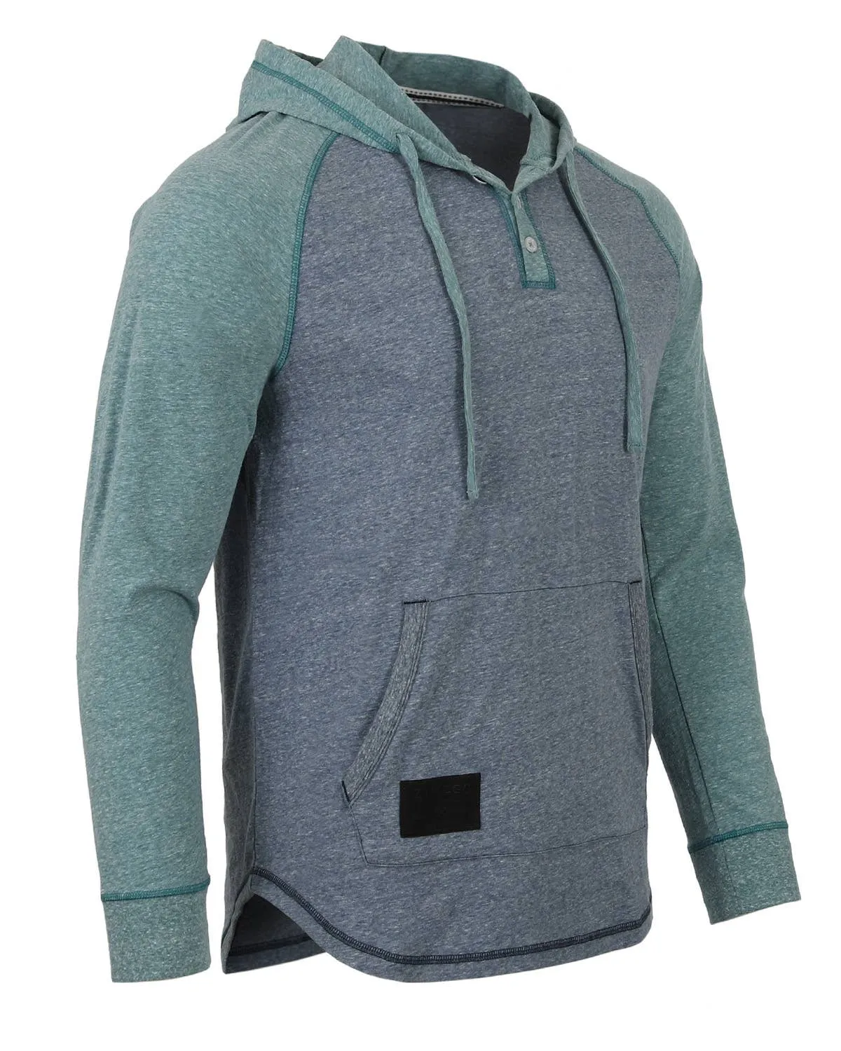 Long Sleeve Color Block Pullover Thin Hoodie