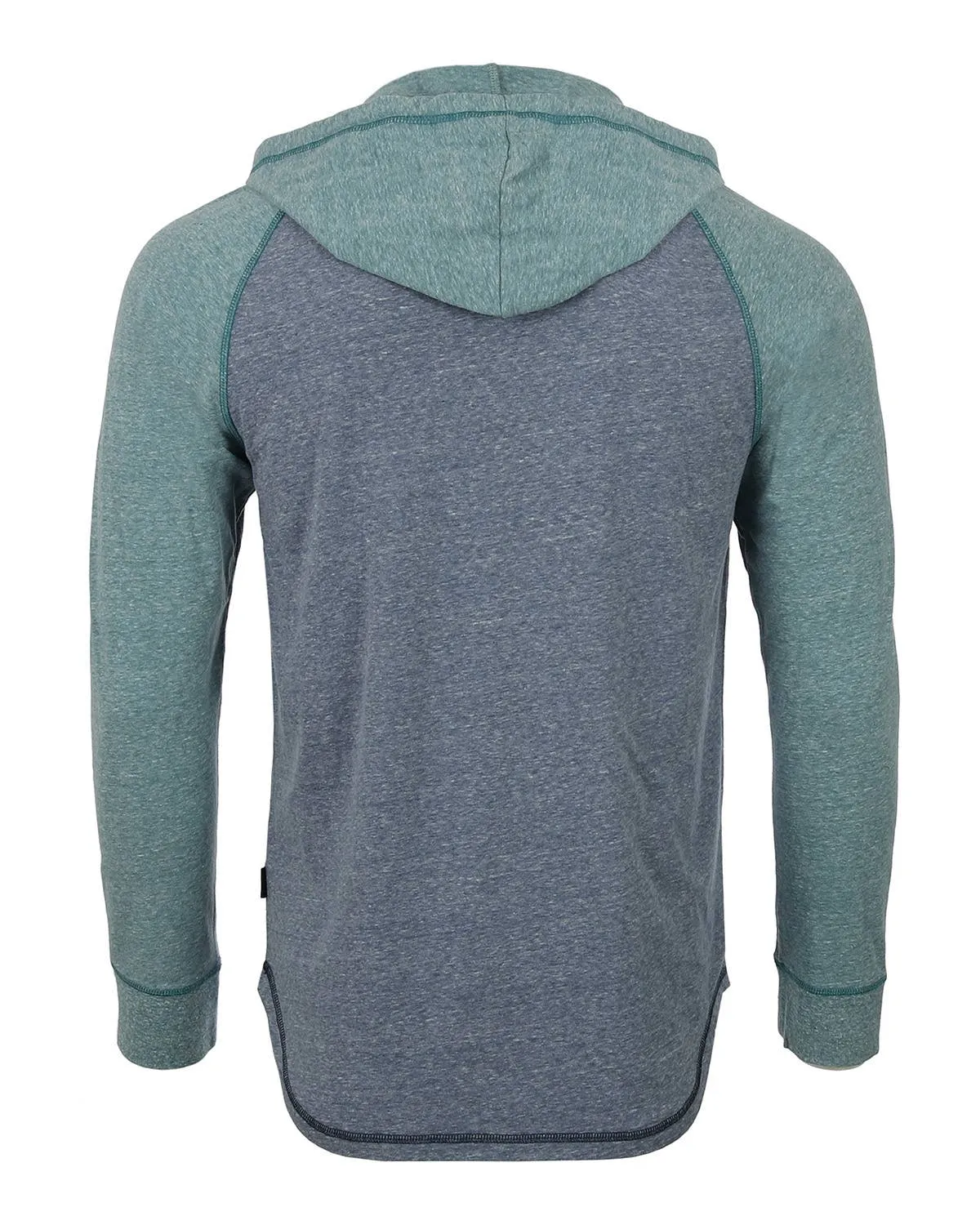 Long Sleeve Color Block Pullover Thin Hoodie