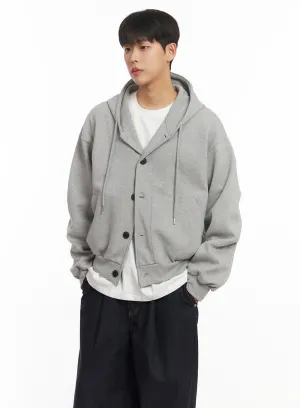 Men's Buttoned Hoodie IM517