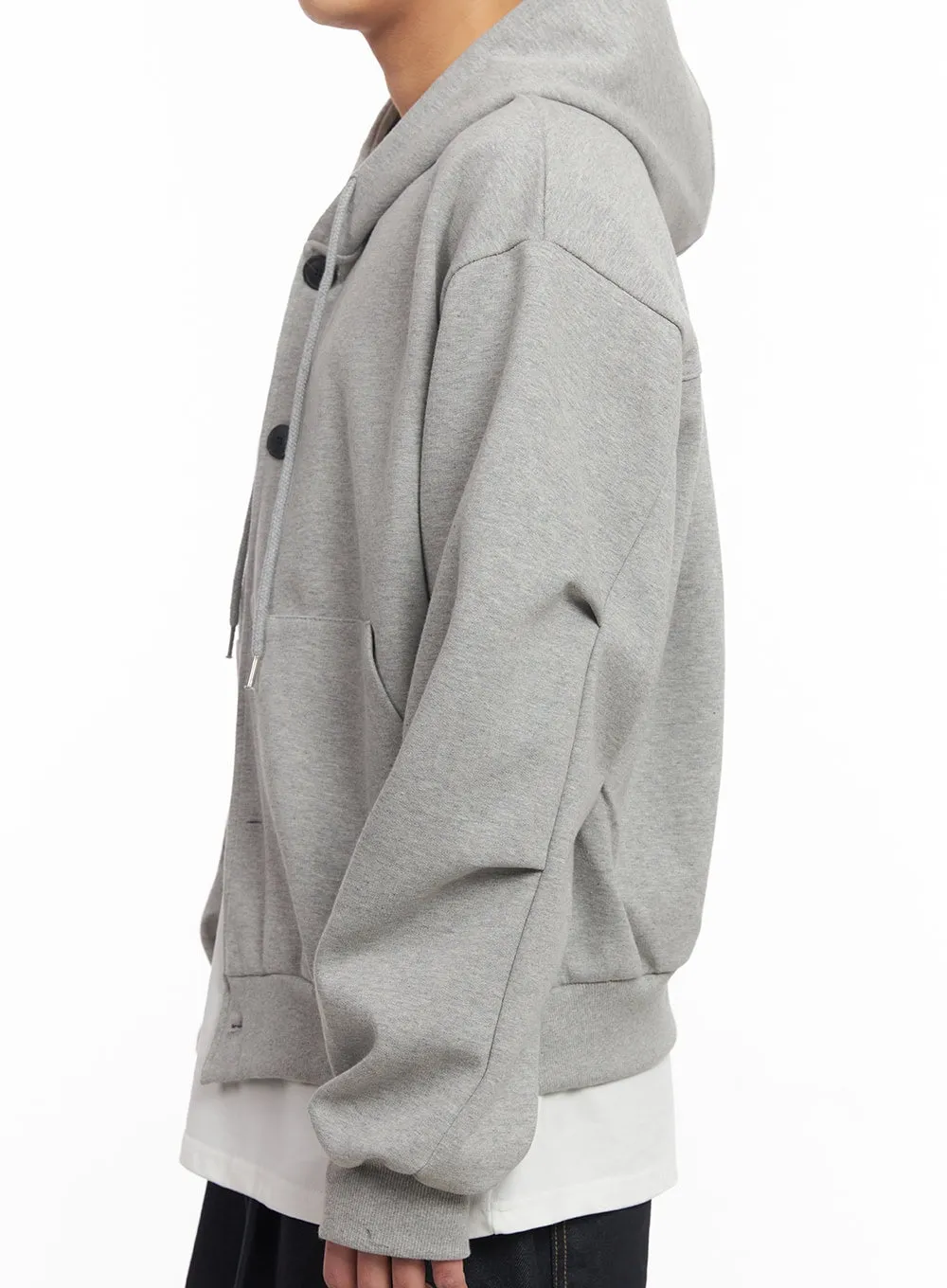 Men's Buttoned Hoodie IM517