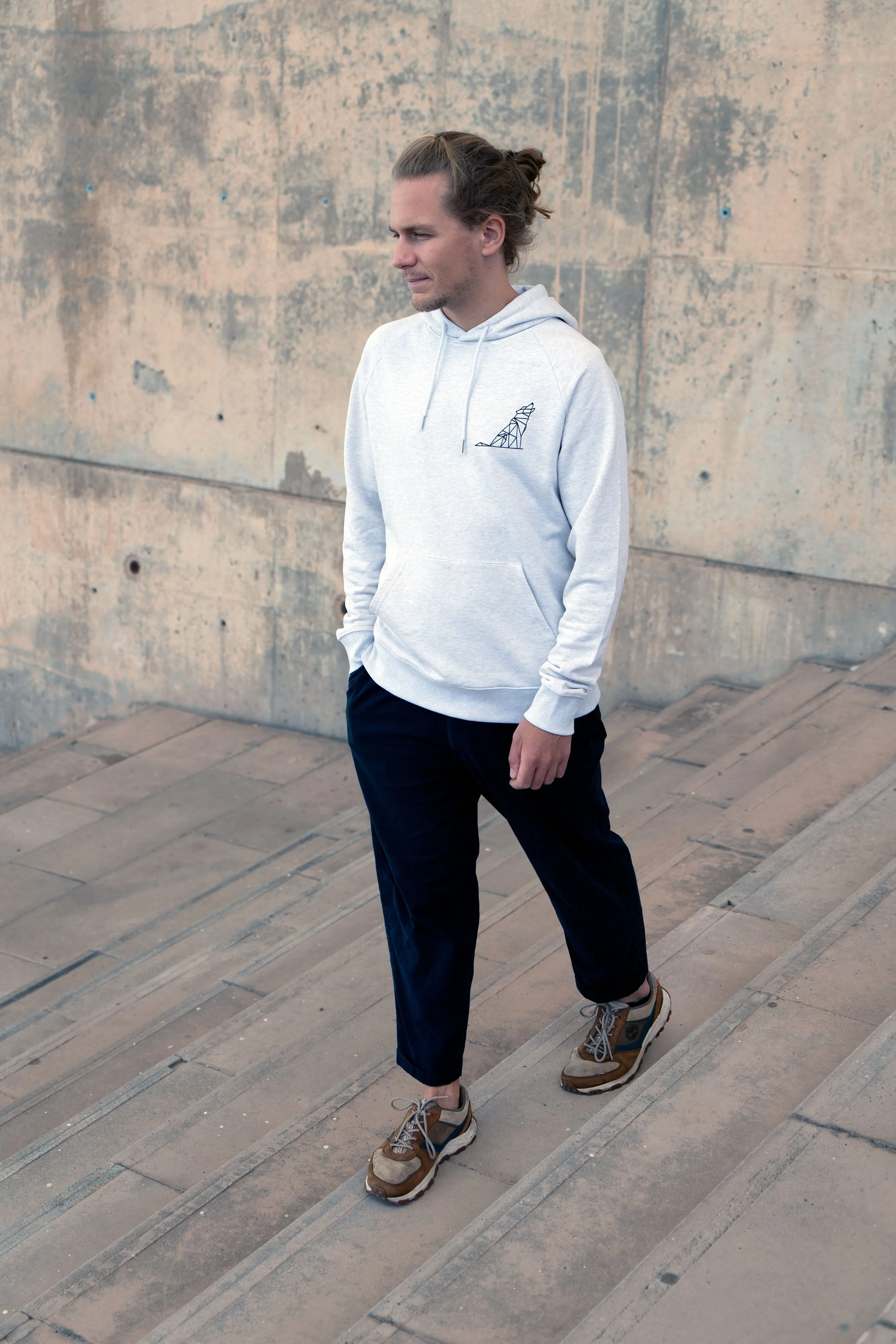 Men's Hoodie | Simplistic Wolf