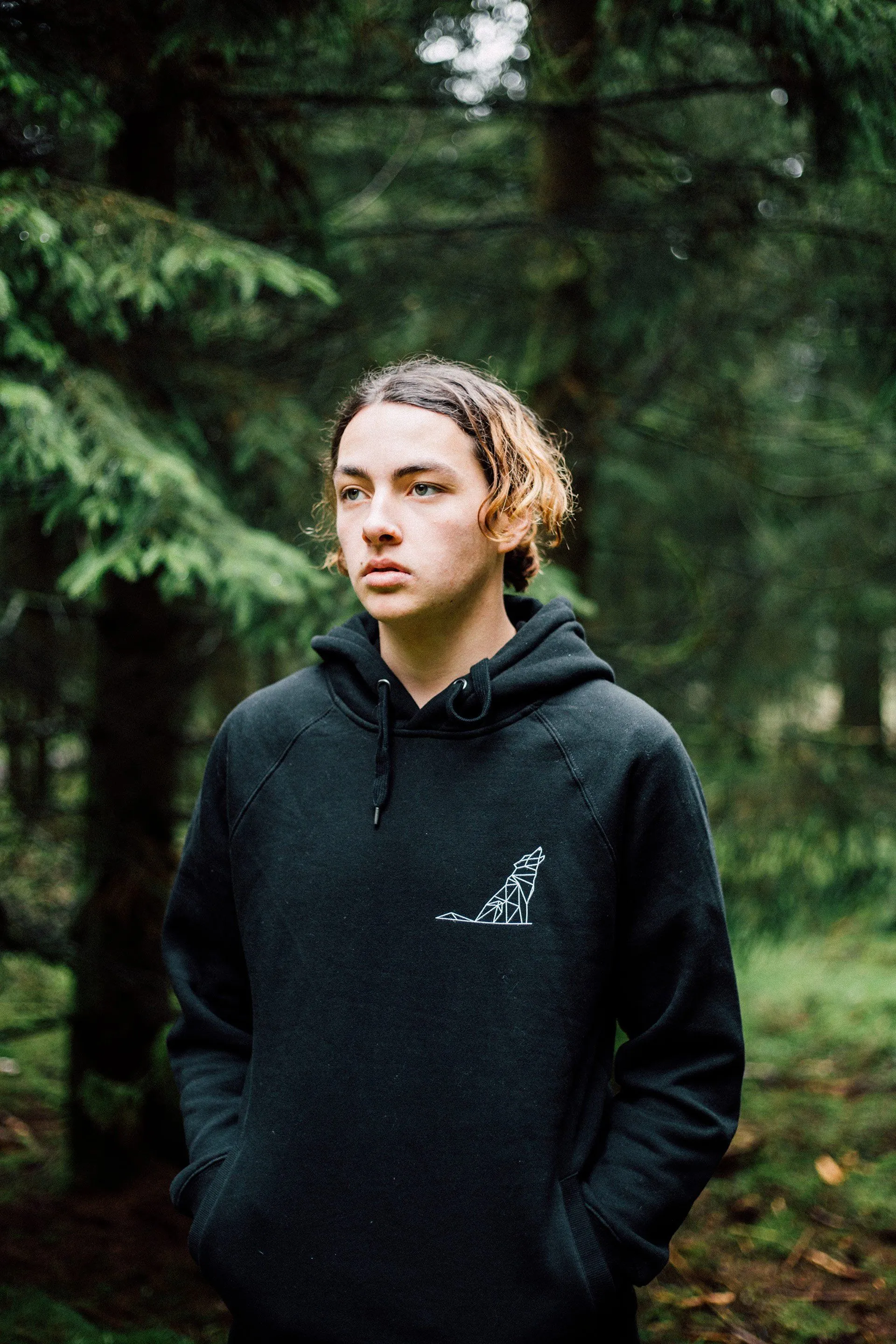 Men's Hoodie | Simplistic Wolf