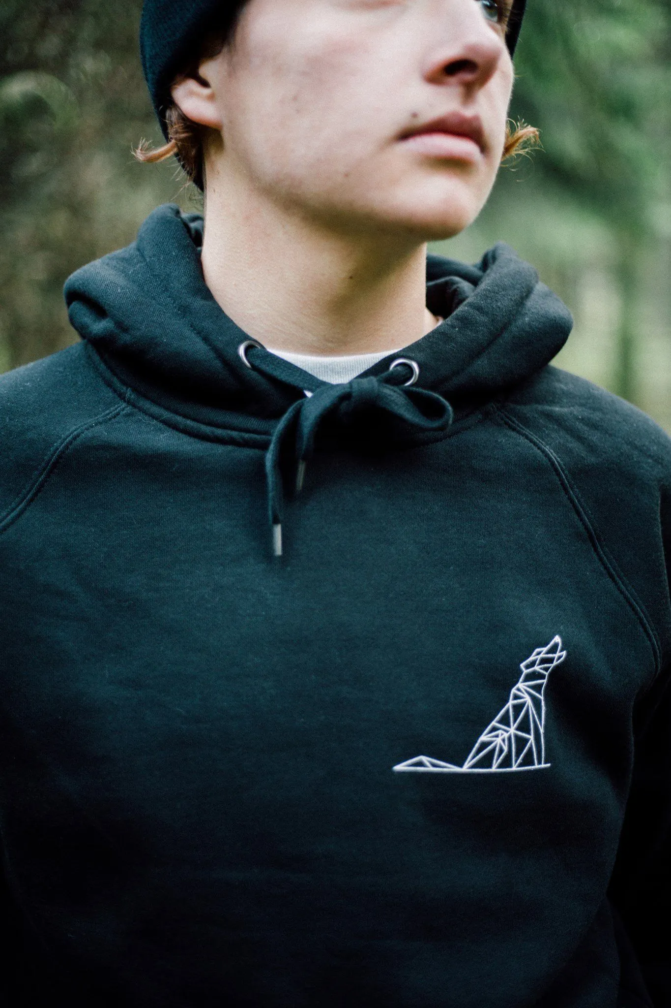 Men's Hoodie | Simplistic Wolf