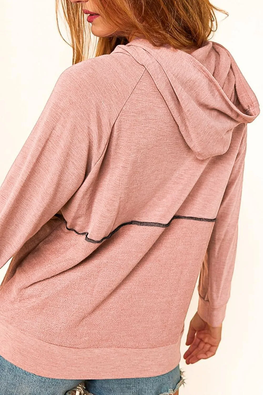 Nsquared Buttoned Long Sleeve Hoodie